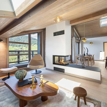 Duplex A Avec Spa, Piscine, Salle De Sport Et Cheminee - Fr-1-569-32 Megeve